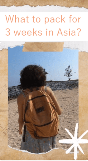 What to pack on a three week honeymoon trip to Asia
