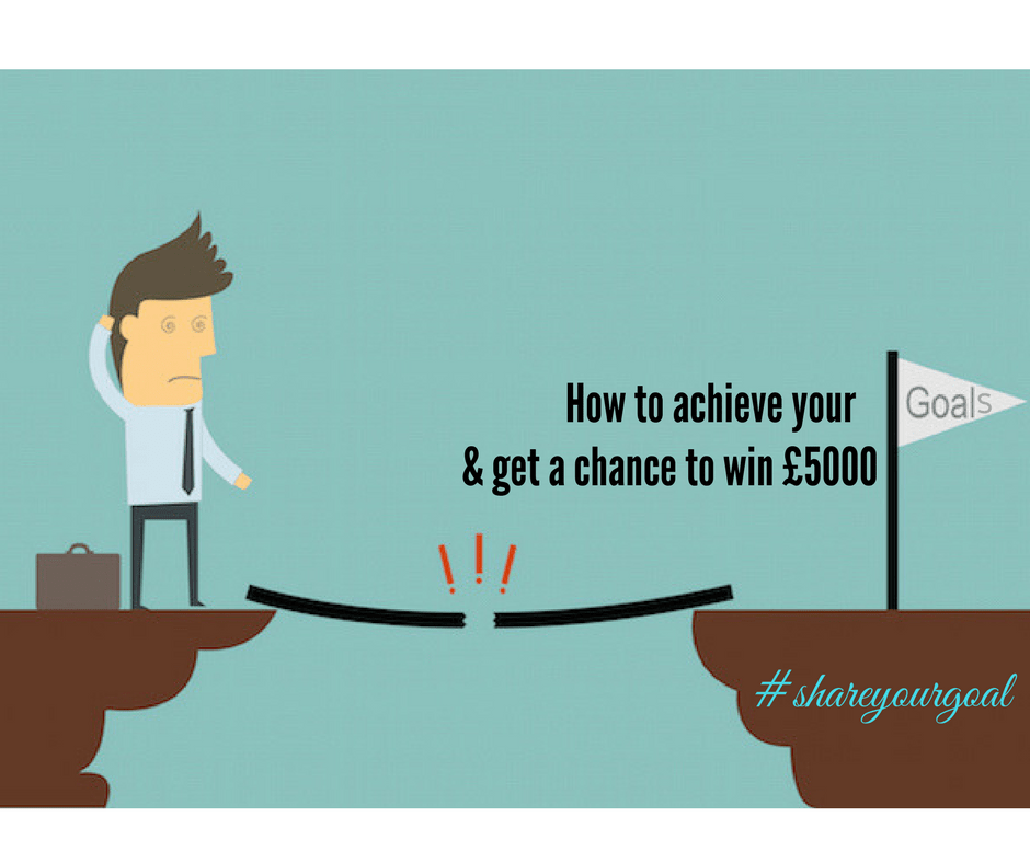 How to achieve your goals and get a chance to win £5000