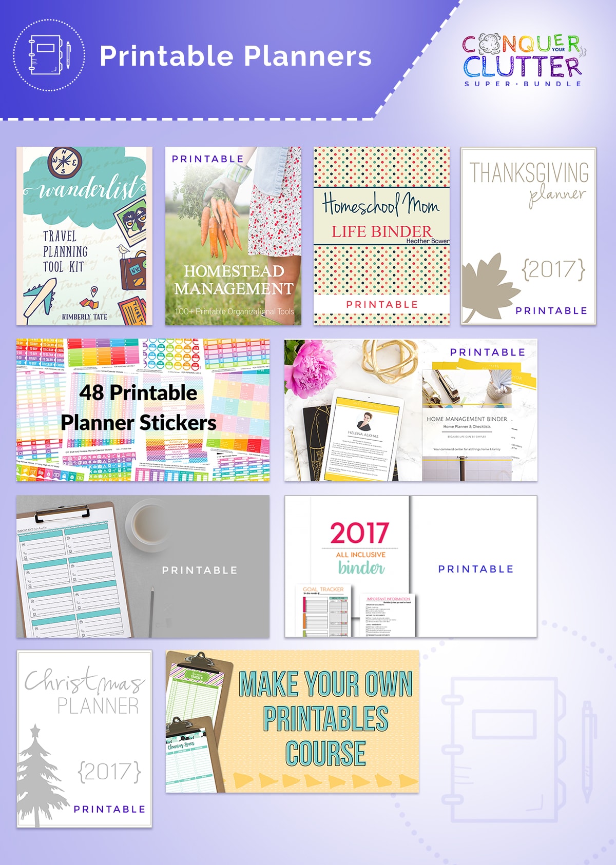 Printable Planners