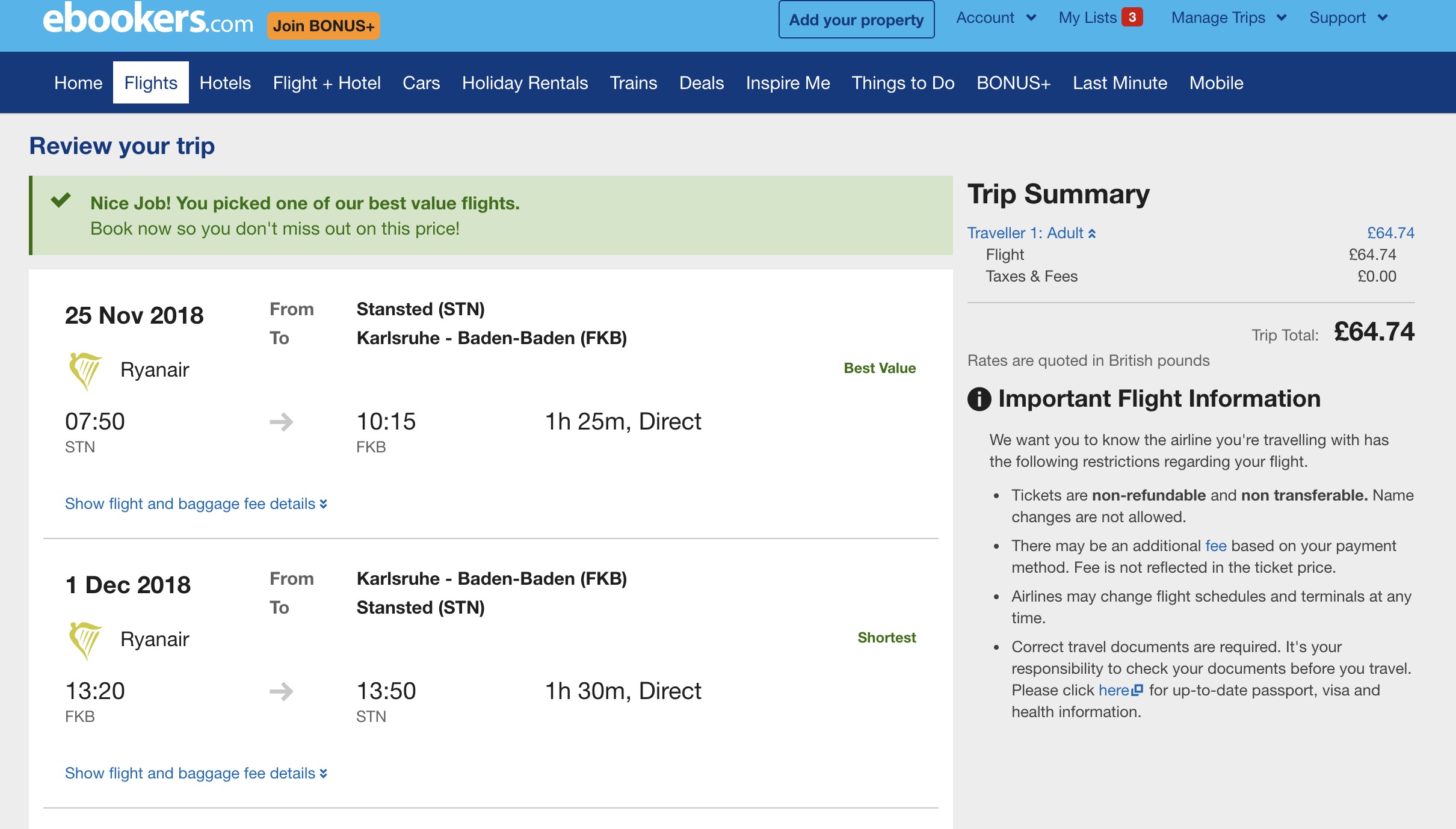 ebbokers cheap flights finder