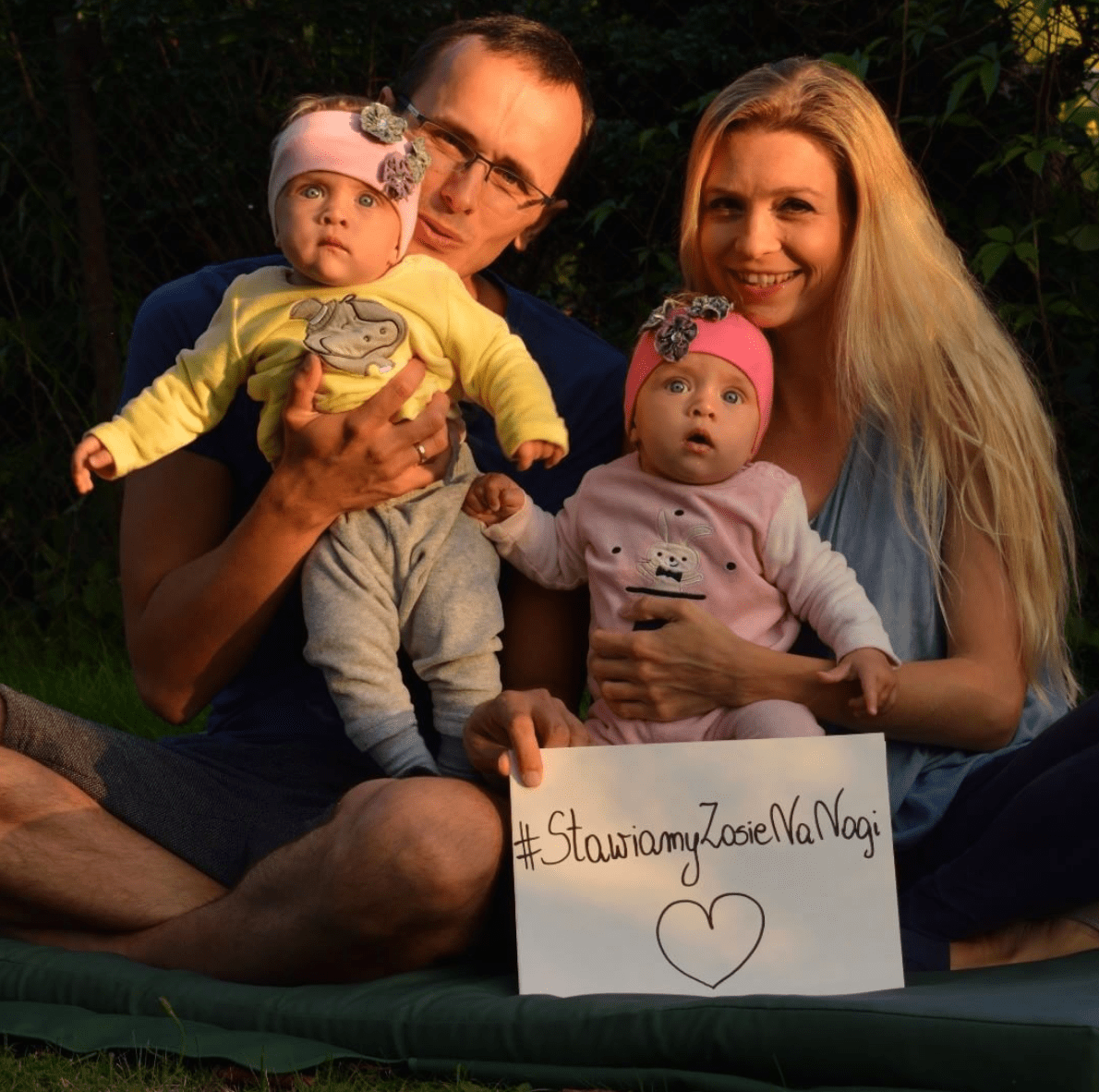 Zosia with her family