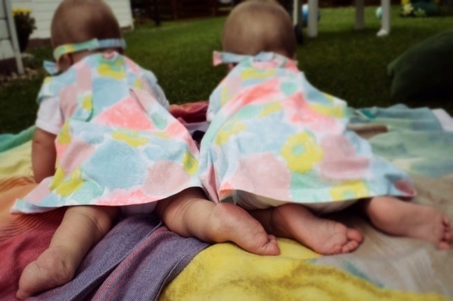 Zosia and Zuzia - the same yet different twins