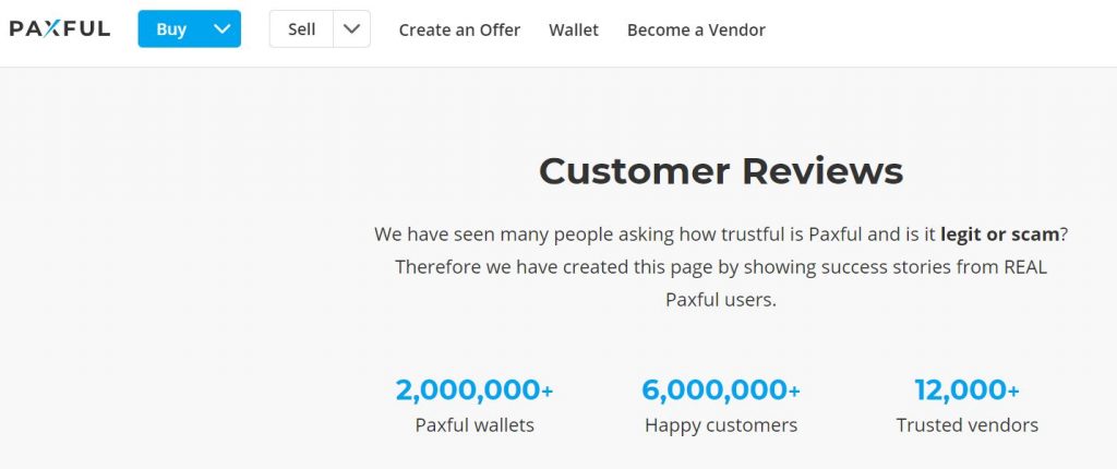 Paxful Reviews 2021- Bitcoin and other cryptocurrency