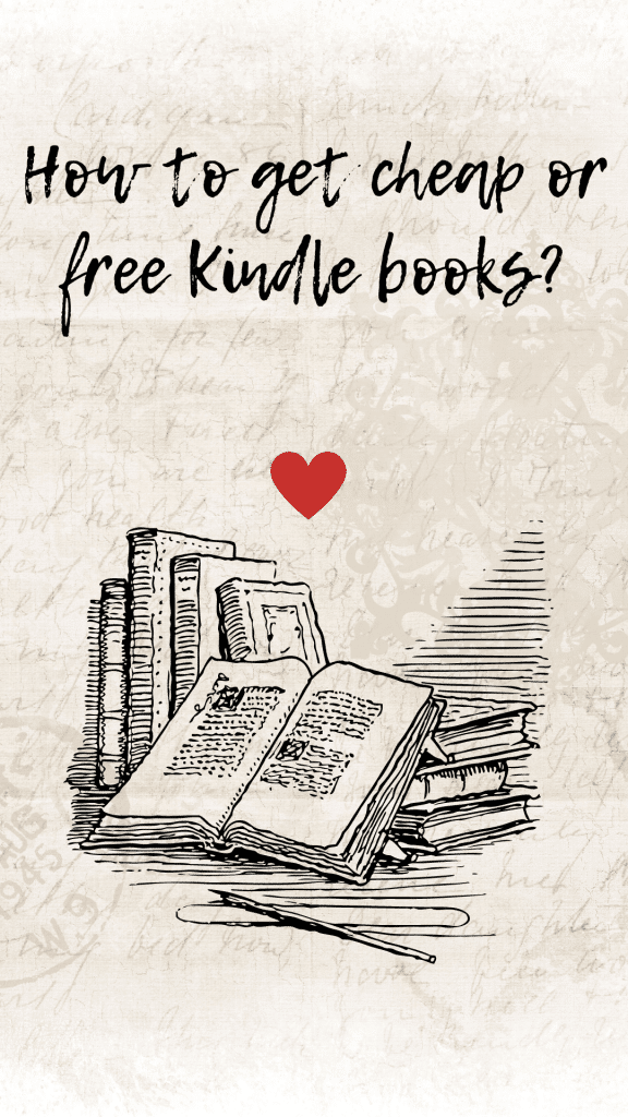 How to get cheap or free Kindle books?