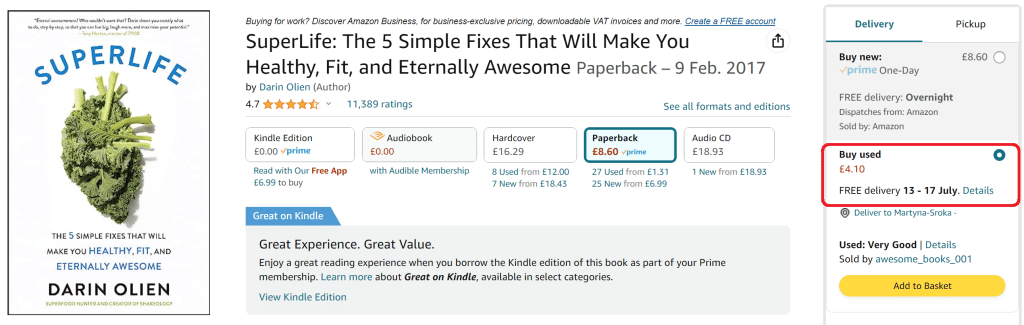 second hand deals Amazon 