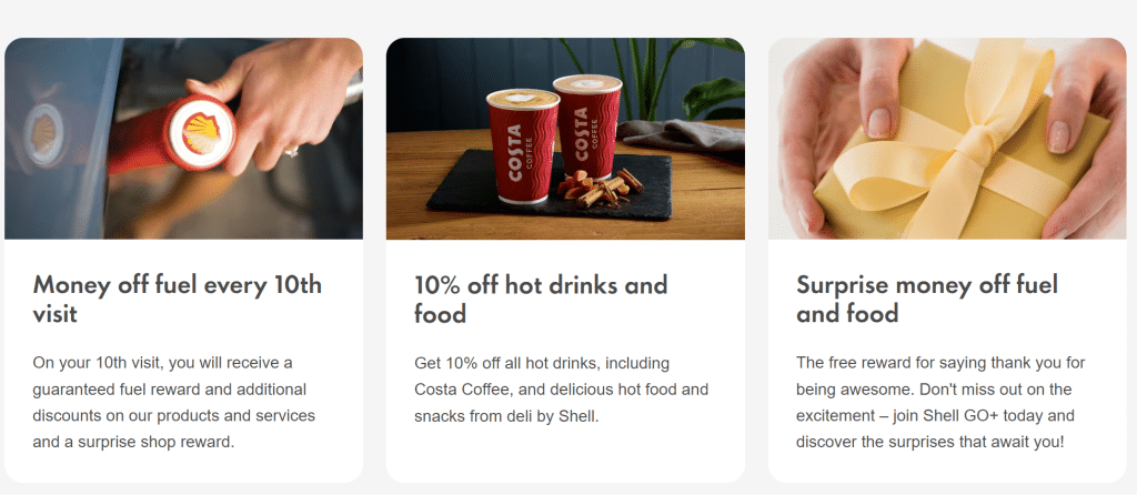 Shell Go+ fuel reward program and app